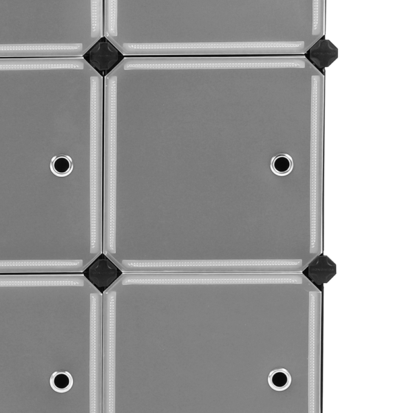 Plastikinė spintelė iš 9 kubo formų