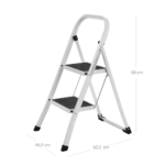 Plieninė kopėčių taburetė su 2 laipteliais 90cm (6)