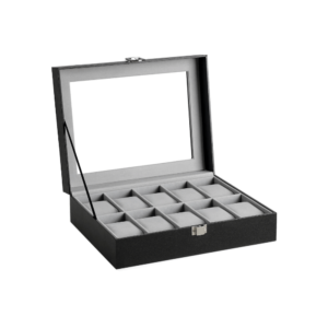 Stilinga laikrodžių dėžutė su 10 vietų