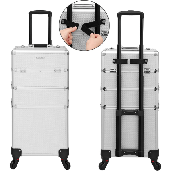 Mobilus kosmetikos lagaminas ant ratukų