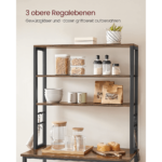 Pastatoma 6 skyrių lentyna virtuvei