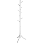 Balta prieškambario paltų kabykla | 8 kabliukai | 175 cm