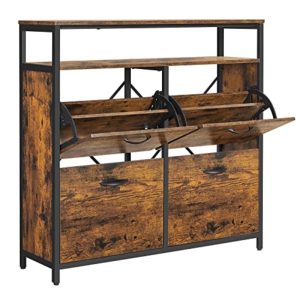 Batų spintelė su 4 atverčiamais skyriais 12-20 porų 98.3 x 30 x 95 cm