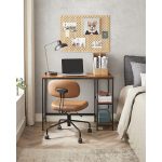 Industrinio stiliaus rašomasis stalas su lentynėlėm 50 x 100 x 75 cm (2)