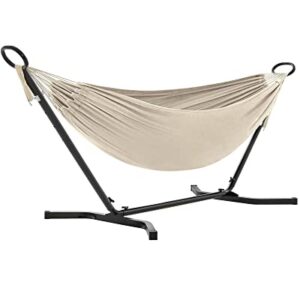 Hamakas su stovu | 210 x 150 cm | 5 reguliuojami aukščiai | Maks. svoris 240 kg