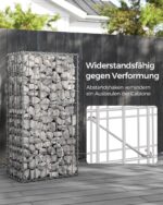 Vielinis krepšelis su 5 x 10 cm dydžio akutėmis, 4 vnt., sidabrinės spalvos