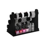 Apyrankių stovas aksominis juodas