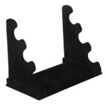 Apyrankių stovas aksominis juodas