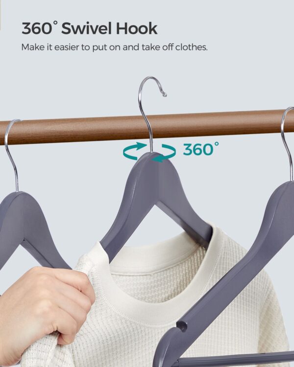 Medinė pakaba medinė pasukama pilkai sidabrinė