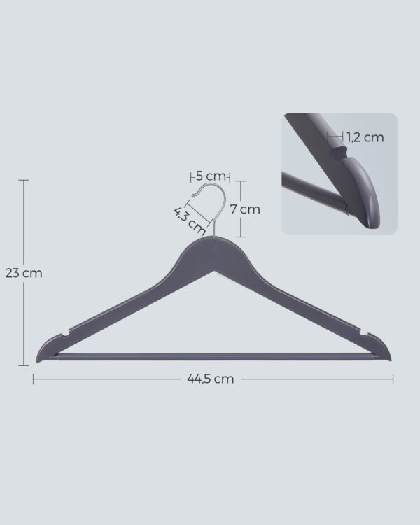 Medinė pakaba medinė pasukama pilkai sidabrinė
