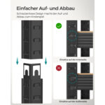 Reguliuojama Pastatoma lentyna su 5 lentynomis | 100 x 50 x 200 cm | 875 kg