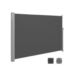 Išskleidžiama 160 x 450 cm šoninė markizė balkonui