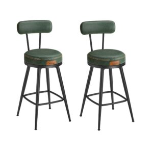 EKHO kolekcijos pusbario kėdės 57 cm | 2 vnt. | Miško žalia