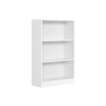 Lentyna su 3 skyriais | 60 x 24 x 93 cm | Balta