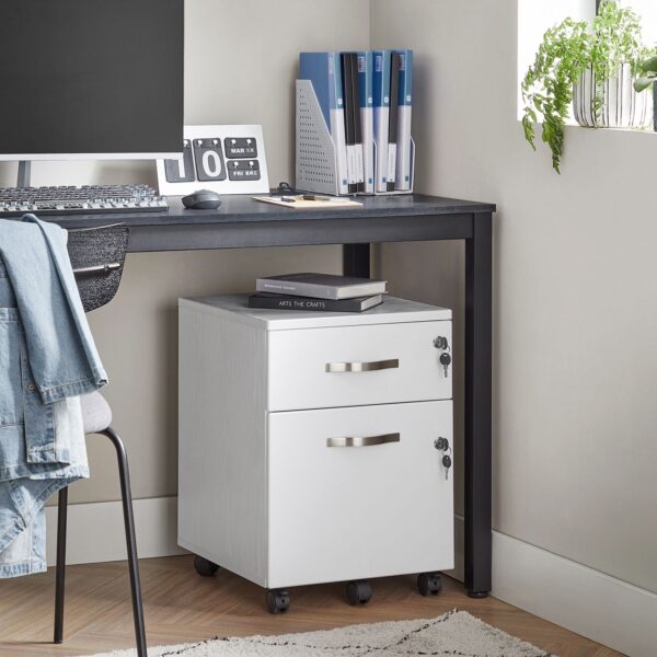 Mobili spintelė | 2 užraktai  |  Balta