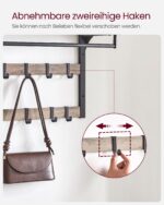 Sieninė Drabužių kabykla su skersiniu rūbų pakaboms