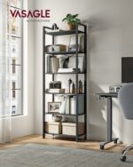 Industrinio stiliaus lentyna | 66 x 30 x 186 cm | 6 lentynos