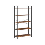 Industrinio stiliaus lentyna | 80 x 30 x 153 cm | 5 lentynos