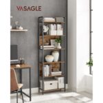 Pramoninio stiliaus knygų lentyna | 9 skyriai | 60 x 30 x 186 cm | Ruda