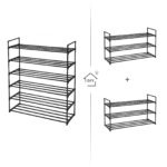Metalinė batų lentyna | 3 lygiai | 2 vnt. komplektas
