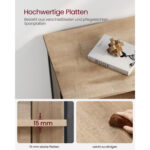 Daugiafunkcinė ant pastatoma spintelė – lentyna | 35 x 60 x 125 cm | Ąžuolo ruda