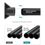 Medžiaginė drabužių spinta su drabužių turėklu šalavijo žalios spalvos