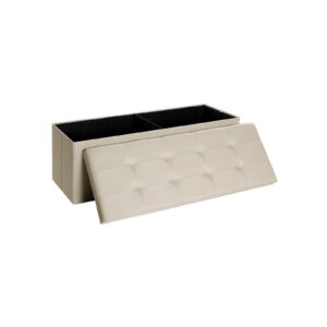 Minkštasuolis su daiktų laikymo vieta | Smėlio spalvos | 110 cm