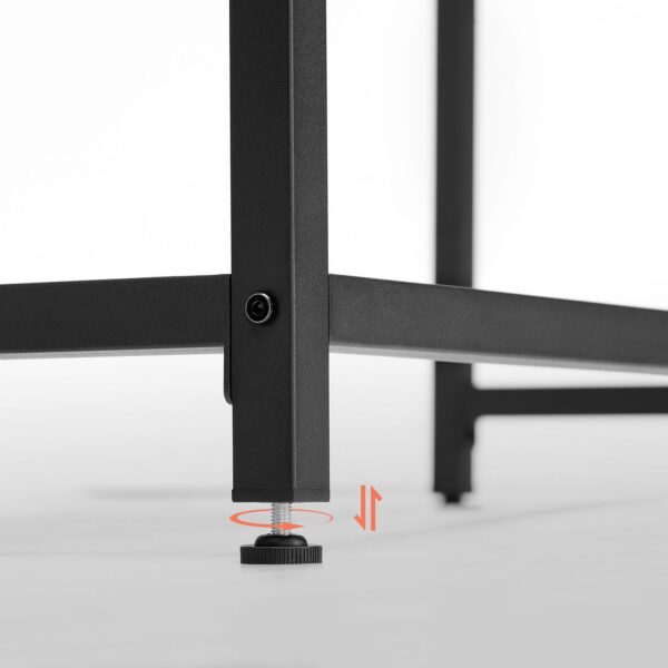 Siauras pramoninio dizaino biuro stalas 50 x 80 cm