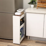 Nišinė lentyna ant ratukų 3 skyriai