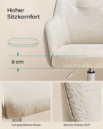 Biuro kėdė iki 110 kg cappuccino beige
