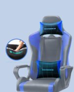 Žaidimų kėdė, ergonomiškas nuimamas galvos atlošas