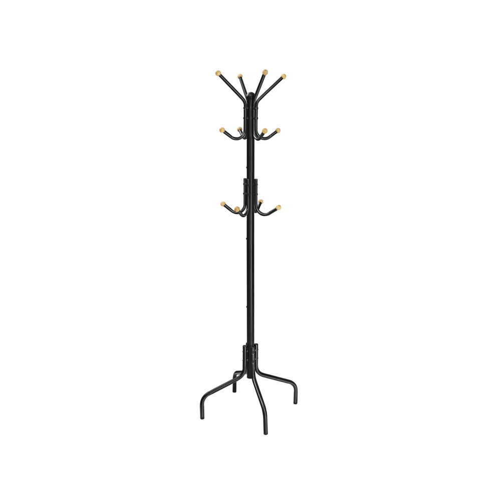 RCR031B01-1 Metalinė juodos spalvos drabužių kabykla