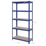 Didelio atsparumo lentynos | 75 x 30 x 150 | 650 kg