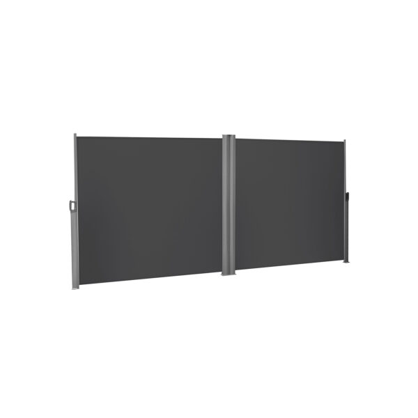 Dvigubas šoninis tentas 600 x 200 cm antracito spalvos