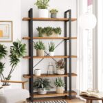 Tvirta vertikali lentyna | Industrins stilius | 105 x 33 x 177 cm
