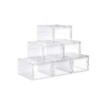 Batų dėžės baltos spalvos | 6 poros batų