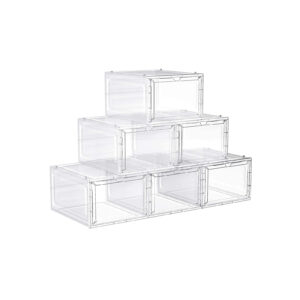 Batų dėžės baltos spalvos | 6 poros batų