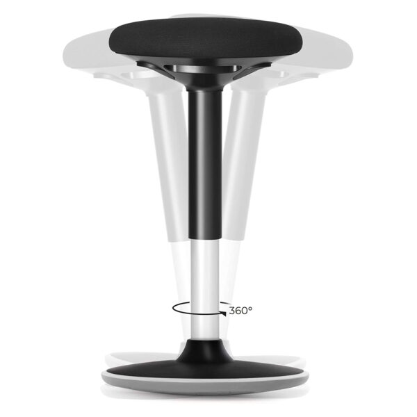 Darbo taburetė 60-85 cm juoda