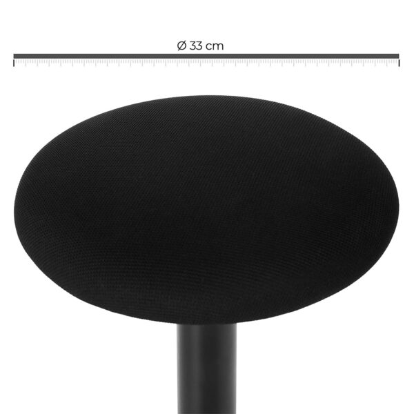 Darbo taburetė 60-85 cm juoda