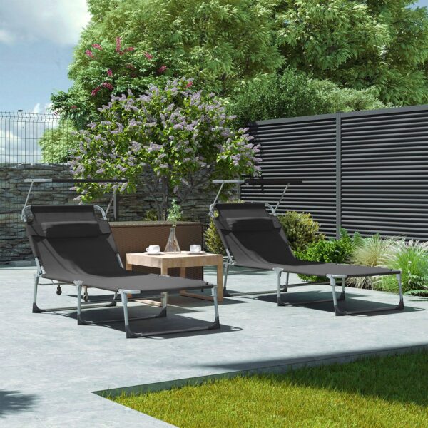 Sodo gultas su ekranu Dūmų pilka