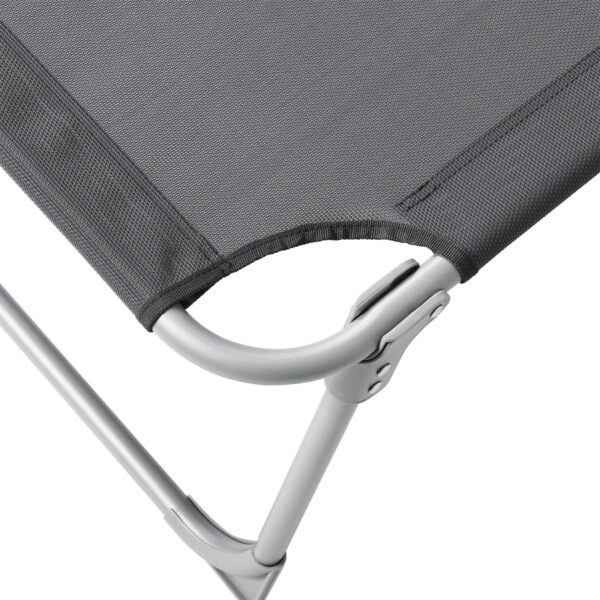 Sodo gultas su ekranu Dūmų pilka