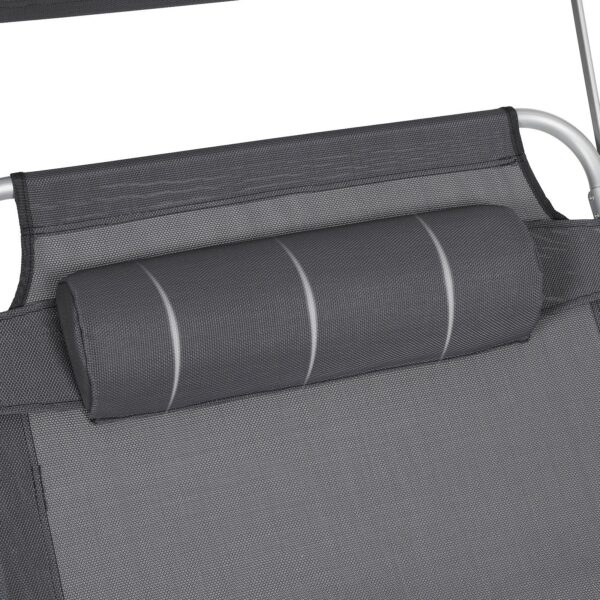 Sodo gultas su ekranu Dūmų pilka