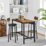 Industrinio stiliau Baro kėdės 75,5 cm | 2 vnt. kompl. | Rustic ruda