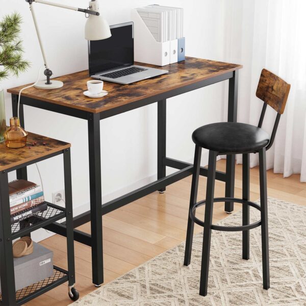 Industrinio stiliau Baro kėdės 75,5 cm | 2 vnt. kompl. | Rustic ruda