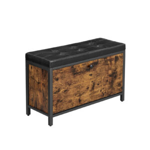 Minkštasuolis batų dėžė | Rustic ruda | Industrinio stiliaus daiktadėžė