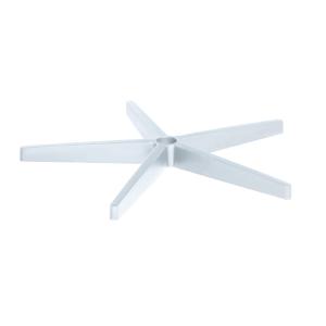 Biuro kėdės kryžmė ratukams | ALUMINIUM BASE – LACQUERED