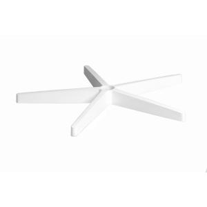 Biuro kėdės kryžmė ratukams | ALUMINIUM BASE – LACQUERED