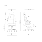 Profesionali Ergonominė Biuro kėdė | ATLAS