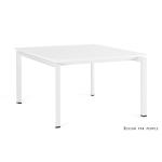 Biuro stalas | PASON – WORKSTATION 2 – WHITE – FRAME AND TOP – 120×140 CM