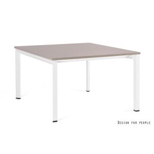 Biuro stalas | PASON – WORKSTATION 2 – WHITE – FRAME AND TOP – 120×140 CM